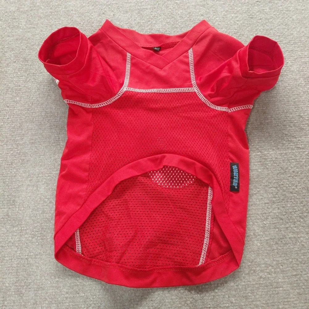 Hunter Detroit Red Wings Mesh DOG Hockey Jersey Shirt Size LARGE